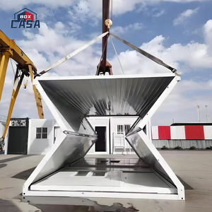 בית מיכל נייד מתקפל 20ft לוח סנדוויץ פלדה עבור אתר בנייה/משרד - Product Image 1