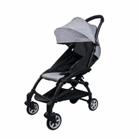 Poussette bébé pliable multifonctionnelle légère en alliage d'aluminium pour 0-6 mois