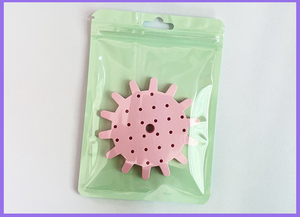 Sachet auto-adhésif transparent épaissi de qualité supérieure 9x12cm, pochette transparente pour pinceaux cosmétiques, bijoux, emballage de détail, vert macaron - Product Image 3