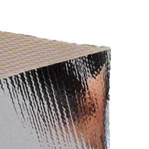 قماش ألياف زجاجية عاكس للحرارة مقاوم للحرارة العالية ومضاد للحريق ومقاوم للماء ومضاد للميكروبات بسطح ألومنيوم قابل للقص - Product Image 2