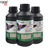 Encre d'impression uv led, pour impression lisses, couleur brillante, prix d'usine, pour la série Epson de tête d'impression, 10 pièces