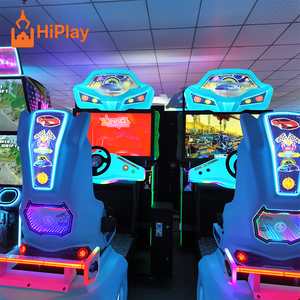 <span class=keywords><strong>Simulateur</strong></span> de course automobile 3D de luxe, machine d'arcade avec volant de direction et mouvement, jeu vidéo de conduite à monnayeur pour centre commercial et parc d'attractions - Product Image 6