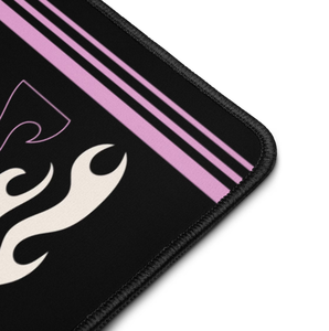Tapis de <span class=keywords><strong>souris</strong></span> gaming Cœur Flamme Rose, grand tapis de bureau esthétique Dark Grunge Punk, tapis de clavier étendu pour décor de bureau de gamer fille - Product Image 3