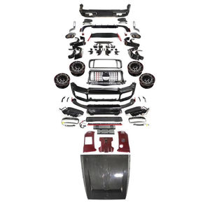 Kit carrosserie complet en carbone <span class=keywords><strong>sec</strong></span> Widestar Rocket G900 pour G-Wagon Classe G W463A W464, calandre principale, diffuseur arrière, spoiler, pare-chocs - Product Image 1