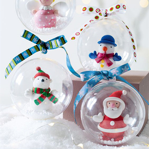 Jouet Emballage Cadeau Emballage Vide Boule 10cm Boule En Plastique - Product Image 1