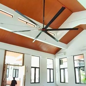 Thương mại công nghiệp hvls quạt trần với nhôm Blades 300 Wát động cơ 220V/380V tiết kiệm năng lượng & im lặng cho kho sử dụng - Product Image 2