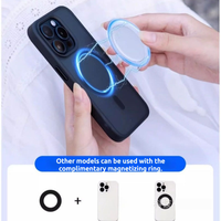 Mini Anneau Lumineux LED Professionnel Portable et Fin, Étanche/Résistant aux Chocs, Design Pliable, Température de Couleur Réglable, Blanc pour