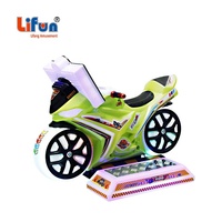 LIFUN Factory Kids Children Amusement Motorcycle Video Ride Game Indoor Arcade Crazy Motor Bike Racing Simulator Machine Custom