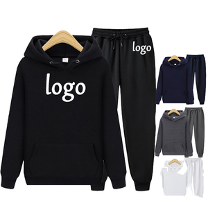 PASUXI Set Sportivo da <span class=keywords><strong>Uomo</strong></span> Trendy, Tuta in Due Pezzi Tinta Unita, <span class=keywords><strong>Felpa</strong></span> con Cappuccio a Maniche Lunghe <span class=keywords><strong>e</strong></span> Pantaloni Casual, 100% Cotone - Product Image 4