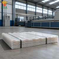 Tôles de toiture en PVC ondulé double paroi de 10 mm, tuiles creuses à double couche, isolation thermique, étanches et élégantes pour appartements et hôtels