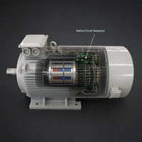 Générateur synchrone à aimants permanents triphasé silencieux à faible régime 10 kW 50 kW 220 volts pour éolienne