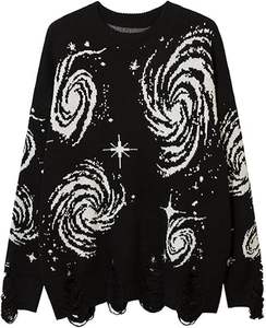 OEM Custom Design Langarm Strick Vintage Pullover Ästhetischer Pullover Rundhals Pullover Pullover Herren Strick pullover - Product Image 2