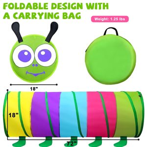 Túnel de Juego para Niños al por Mayor, Túnel Plegable Colorido para Bebés, Juguetes Plegables para que los Niños se Gateen - Product Image 6