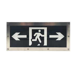 Señal de seguridad de suministro de fábrica, luz de emergencia recargable montada en pared o techo - Product Image 4