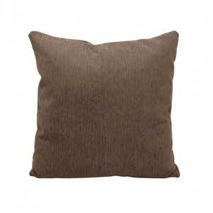 Cuscino in ciniglia color cioccolato 50*50CM, elegante cuscino da seduta e decorativo - Product Image 1