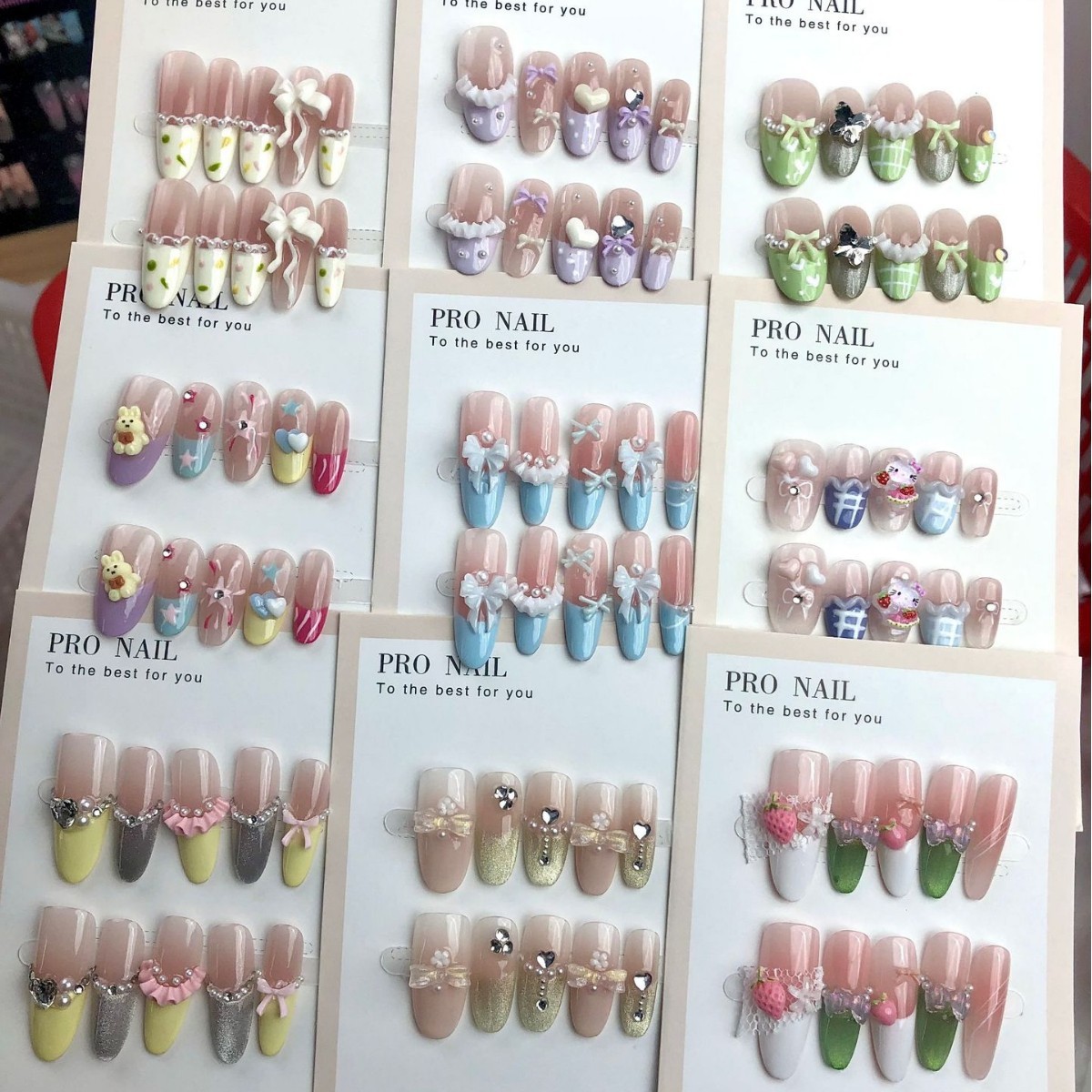 Design de crème mixte pour les ongles