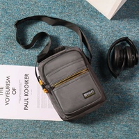 Bolso Bandolera de Nylon Ultraligero y Resistente al Desgaste para Hombre, Maletín de Negocios y Ocio, para Documentos, de un Solo Hombro
