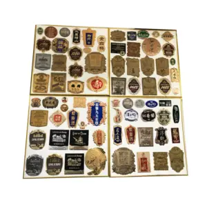 Tùy Chỉnh Kim Loại Nhôm Tự Dính Nhãn Dán Nhãn Rượu Vang - Product Image 6