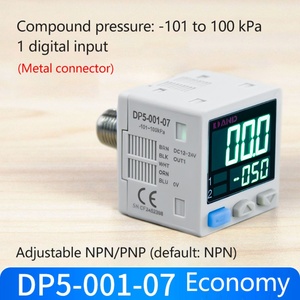 DP5-001-07 (ขั้วต่อโลหะ) เซ็นเซอร์วัดแรงดัน/สุญญากาศแบบคอมโพสิต ออกแบบมาโดยเฉพาะสำหรับการตรวจสอบระบบนิวเมติกในอุตสาหกรรม - Product Image 4