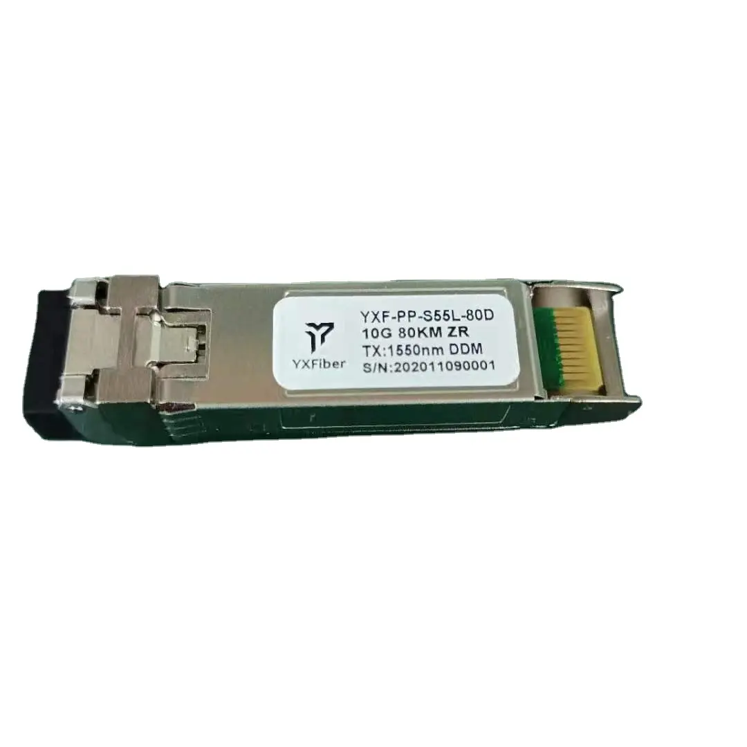 SFP+ 10G 110km MSA SFP मॉड्यूल ZR 1550nm वेवलेंथ डुप्लेक्स LC ट्रांसीवर 10G-SFP-ZR