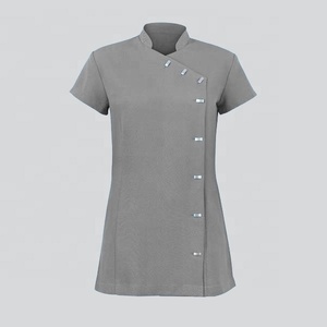 Bán Buôn Tẩy Tế Bào Chết Điều Chỉnh Vẻ Đẹp Áo Đồng Phục Thẩm Mỹ Viện Nút Phía Trước Thẩm Mỹ Viện Spa Đồng Phục Phù Hợp Với - Product Image 6