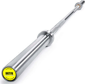 בר barbell רגיל אולימפטק הרמת משקולות בר משקל הרמת כושר גופני כרום כושר סגסוגת פלדה בר ברבל - Product Image 1