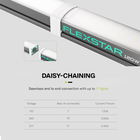 Lampes LED Flexstar 4 pieds 120W de haute qualité, approuvées DLC/TISI/CE, rendements plus élevés