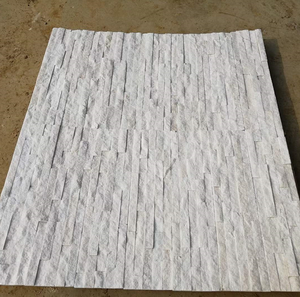 GÜNSTIGER reiner weißer Quarzit-Hauptbuch stein Furniers tein - Product Image 4