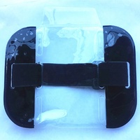 GOWELL GW-ABH002 Porte-badge étanche à fermeture éclair avec bande réfléchissante néon en PVC souple et élastique