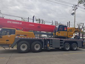 Sany sử dụng 100ton cẩu di động STC1000C5-8 với hướng dẫn sử dụng bùng nổ thành phần cốt lõi nghiêng động cơ yuchai bơm động cơ sản xuất tại Trung Quốc - Product Image 3