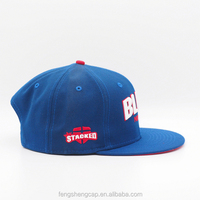 Gorro Snapback azul real plano personalizado de alta calidad gorras grandes con bordado en 3D gorras de béisbol del equipo deportivo de Rugby de Japón