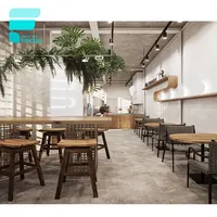 Süt çay dükkanı mobilya kahve dükkanı malzemeleri kahve dekor Cafe sayaçları Cafe mobilya masa restoranlar Cafe 3D için tasarım