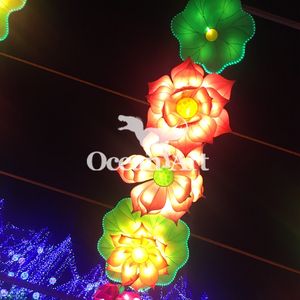 โคมไฟแสดงแสงสี 3 มิติ ขนาดใหญ่ กันน้ำ สำหรับงานเทศกาล ใช้ในสวนสนุก งานแสดงสินค้า งานดิวาลี และงานวันขอบคุณพระเจ้า ใช้พลังงานจากแบตเตอรี่ - Product Image 3