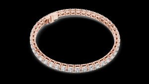 Pulsera de Tenis con Diamantes Cultivados en Laboratorio, Eternidad Plateada, Regalo para Mujer, Elaborada en Plata con Brillo Infinito y Elegancia Moderna - Product Image 4