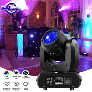 Светодиодный прожектор Both Lighting 100W Beam Moving Head Light с 18 призмами для дискотек, свадеб, вечеринок, мероприятий, сценического освещения, мини-прожектор - Product Image 1