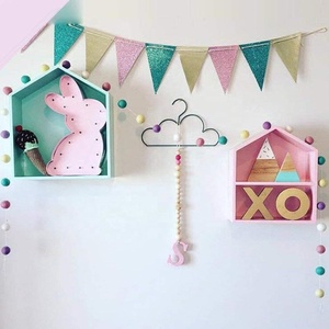 Guirnalda de 30 bolas de fieltro de lana para el hogar, <span class=keywords><strong>Navidad</strong></span> o fiesta de cumpleaños, decoración colgante de pared - Product Image 5