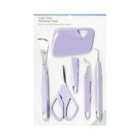 Kit d'outils de désherbage de vinyle DIYlobby Silhouette Cameo 5 pièces en ABS+acier avec boîte cadeau, certifié CE ROHS