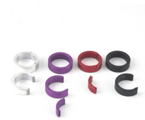 Grossisti in metallo in alluminio piccione anelli Band 15 colori pappagallo piede Tag con zampe di uccello aperto forniture per uccelli - Product Image 4