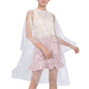 Vente en gros de tabliers de rasage pour homme personnalisés imperméables en PE, cape de salon de coiffure, robe de barbier - Product Image 5