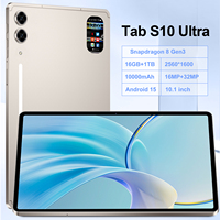 Nouvelle tablette innovante Tab S10 Ultra 16 Go + 1 To, 10,1 pouces, version mondiale 5G/4G, Android 15, écran 2560*1600, appareil photo 16 MP + 32 MP