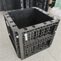 Moules de coffrage intégrés en plastique pour la construction de colonnes en béton rondes et carrées