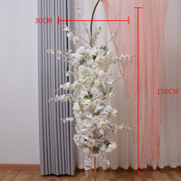 Fleurs artificielles en soie pour décoration de mariage, arrangements pour arche de scène et arrière-plan, fleurs suspendues pour mariage