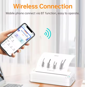 X8 stampante termica <span class=keywords><strong>A4</strong></span> stampante termica portatile foto Bt Wireless senza inchiostro per bambini <span class=keywords><strong>Mini</strong></span> stampante digitale tascabile portatile - Product Image 6