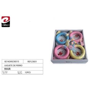 Dog Toys Juguete De Perro 12Pcs Colorful Chew <b>Rings</b> For Pets - Product Image 1
