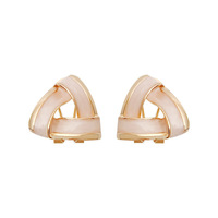 Boucles d'oreilles en argent S925, aiguille goutte à goutte d'huile géométrique Triangle boucles d'oreilles mode tempérament boucles d'oreilles bijoux