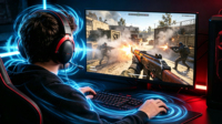 Casque filaire LDON X3 à latence nulle, adapté aux jeux quotidiens et à tous les types d'e-sport, interface USB universelle pour ordinateur