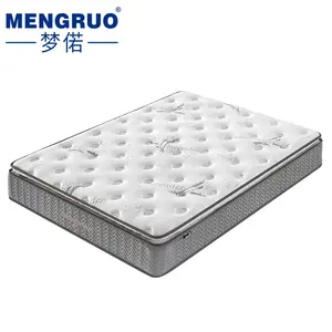 Luxury hotel bedroom furniture healthy high density roll up packed customized memory foam mattress pocket spring mattress