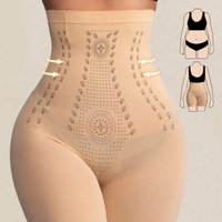 FF6293 Shorty gainant taille haute pour femme, effet ventre plat et remonte-fesses, sous-vêtement sculptant Faja