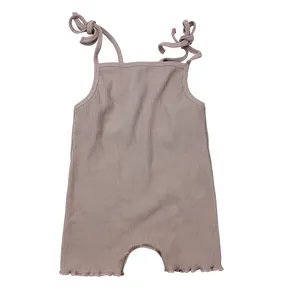 High Quality ropa de bebe rippen baumwolle liebsten infant baby kleidung sommer rompers mädchen für 3-6 monate