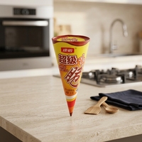 Cornets de glace miniatures à la vanille, 60 pièces/boîte, pour fêtes d'anniversaire et célébrations pour enfants, vente en gros